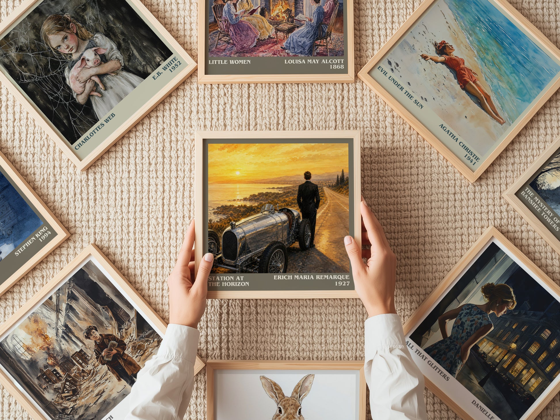 Station At The Horizon literary book poster framed on wall – literary fiction wall art