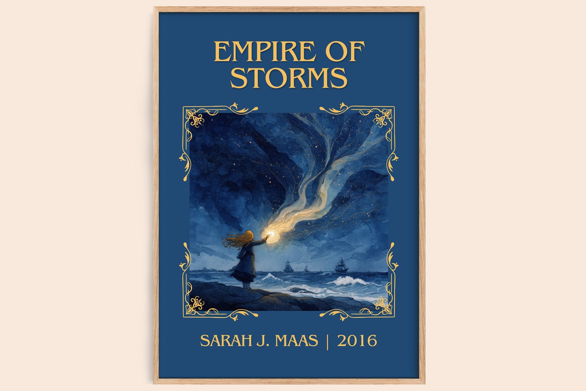 Empire Of Storms Classic Book Art Print by Sarah J. Maas