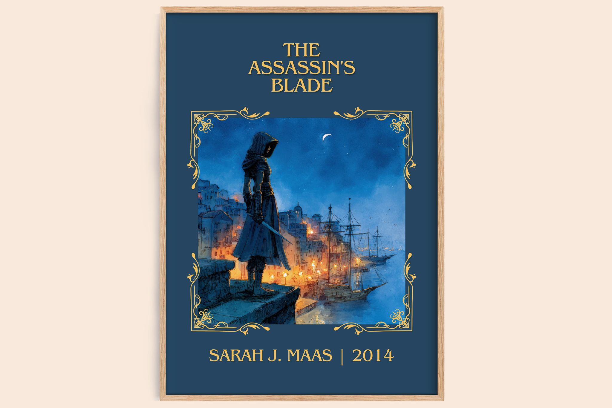 The Assassin's Blade Classic Book Art Print by Sarah J. Maas