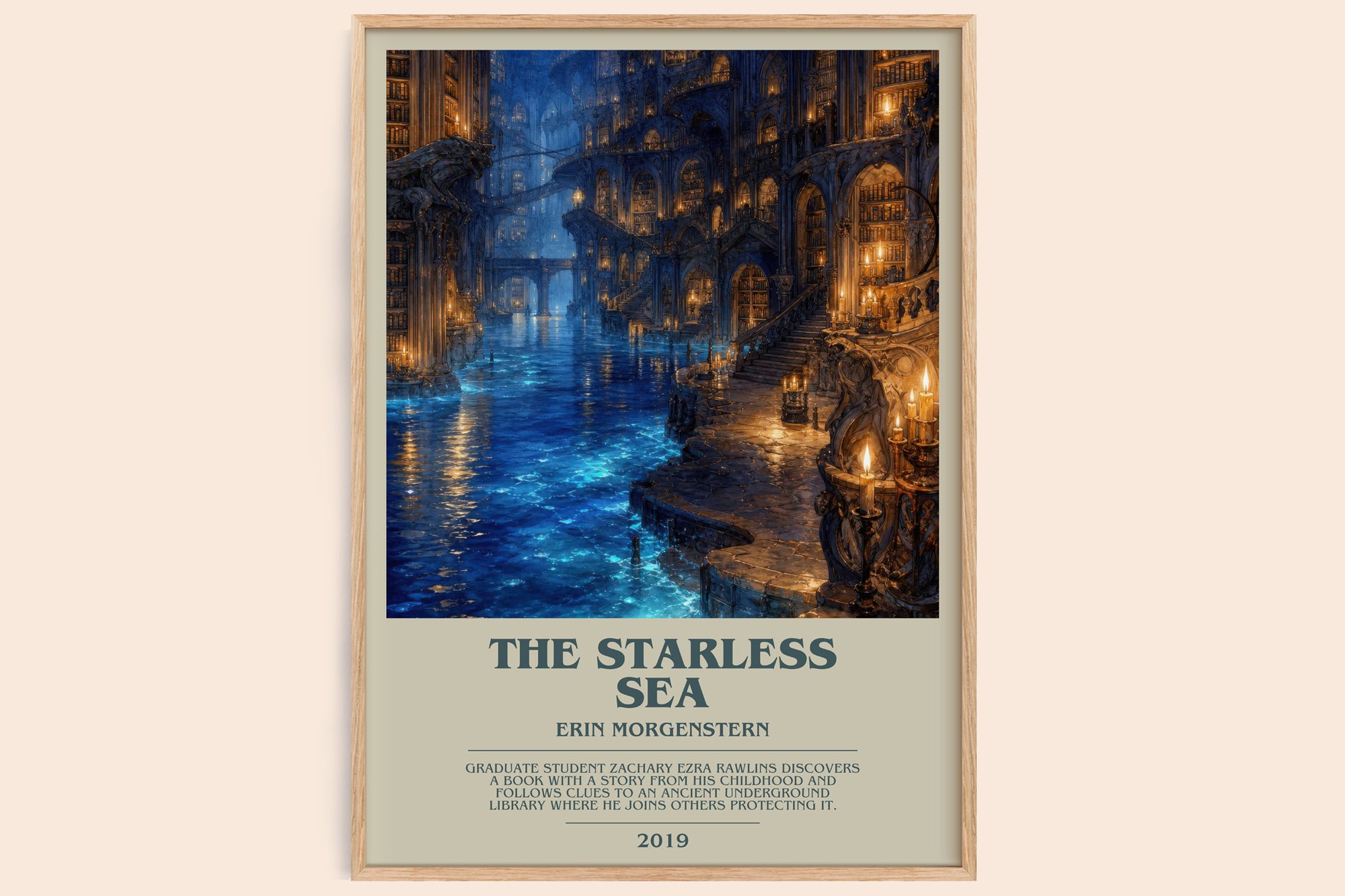 The Starless Sea bookish book poster by Erin Morgenstern – framed literary art print