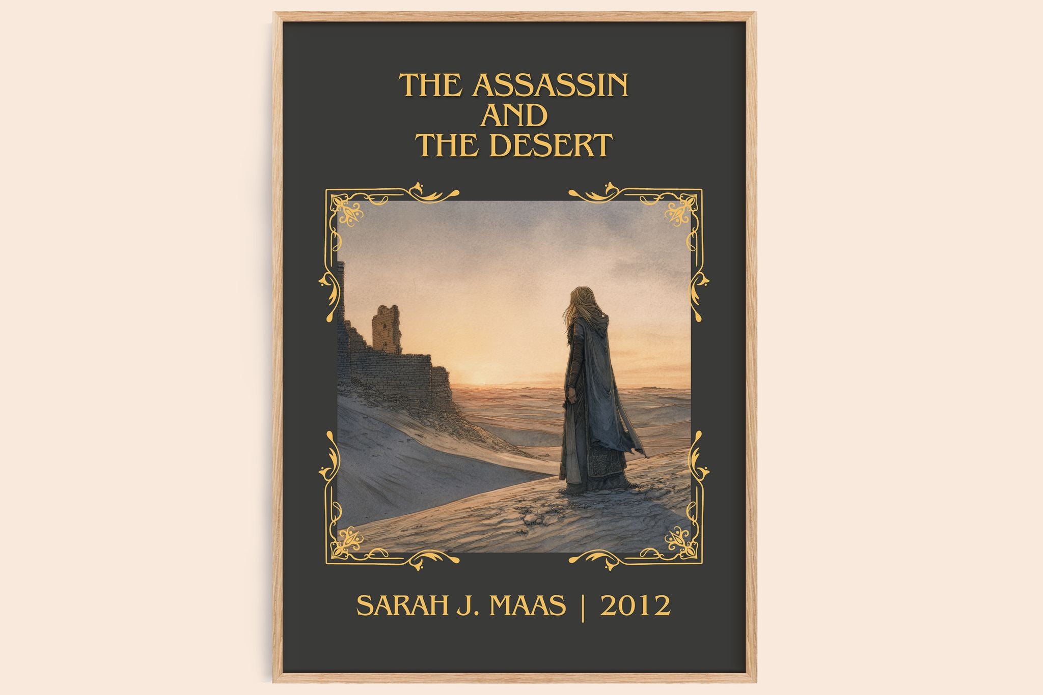 The Assassin And The Desert Classic Book Art Print by Sarah J. Maas