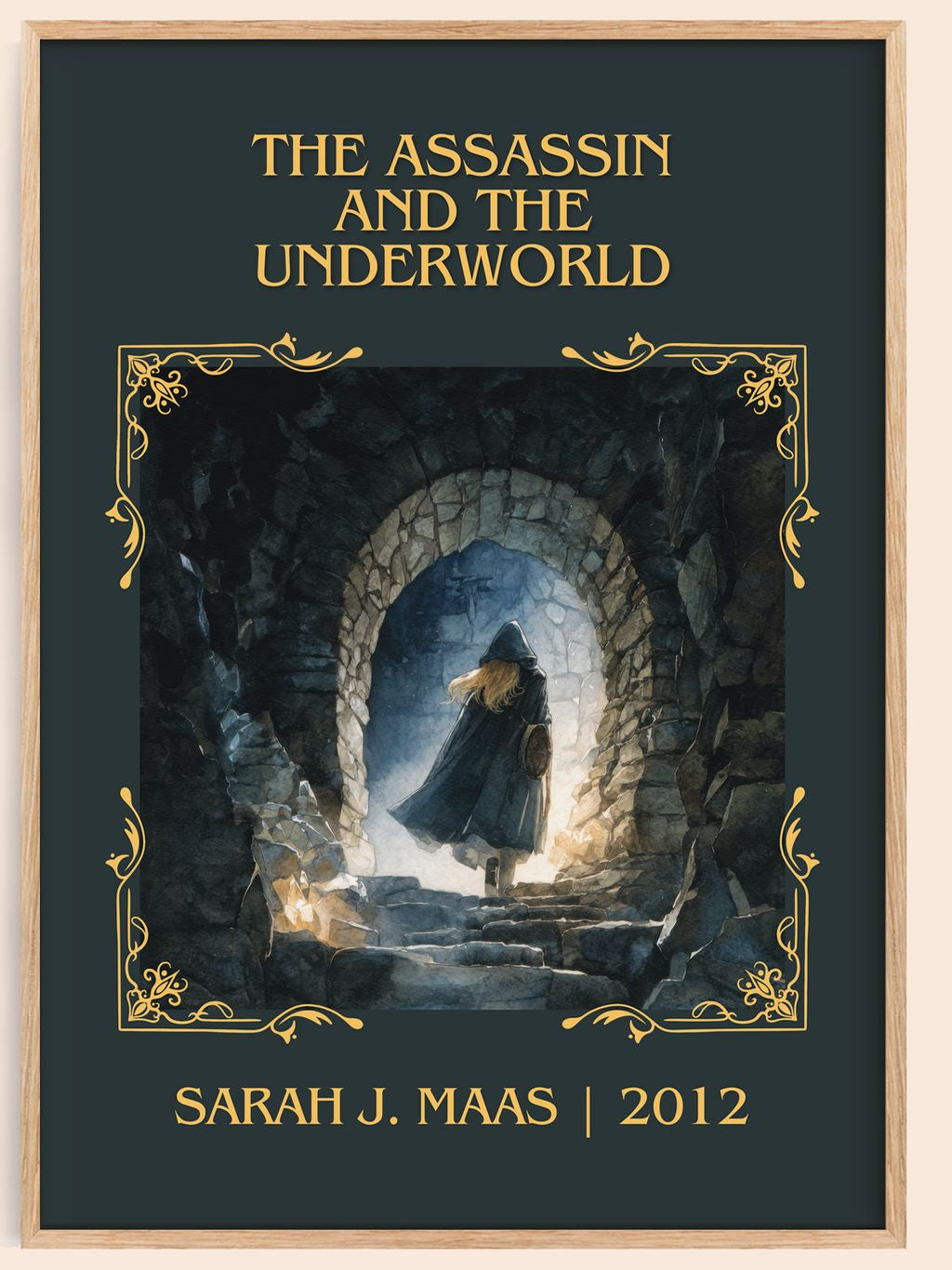 Assassin And The Underworld Classic Book Art Print by Sarah J. Maas – book poster