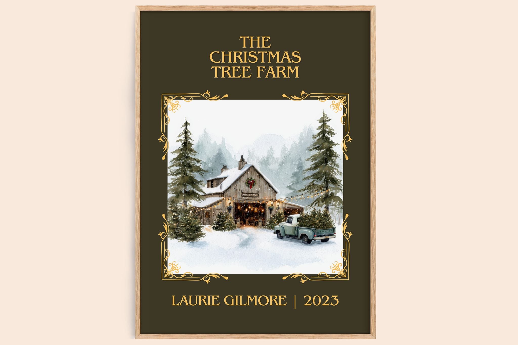 The Christmas Tree Farm Classic Book Art Print by Laurie Gilmore