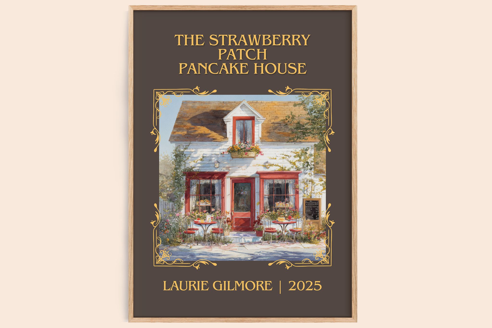 Strawberry Patch Pancake House Classic Book Art Print by L. Gilmore