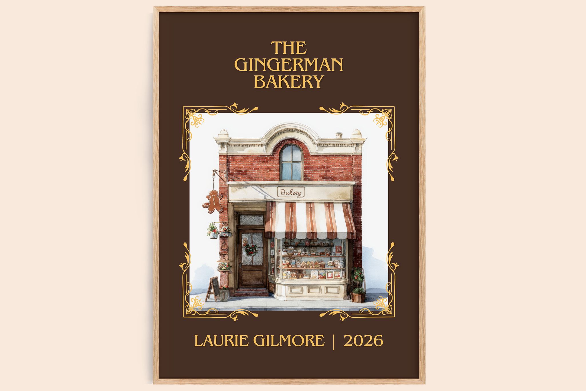 The Gingerman Bakery Classic Book Art Print by Laurie Gilmore