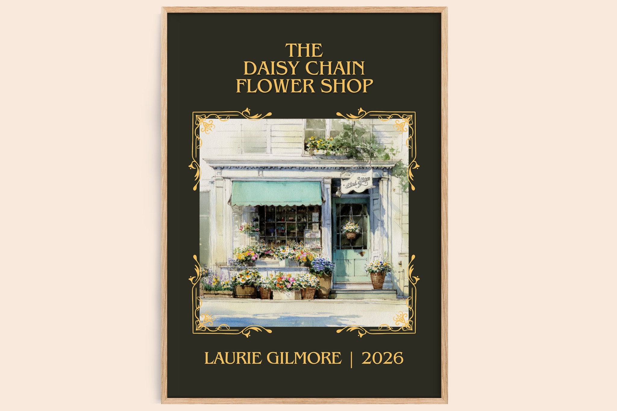 The Daisy Chain Flower Shop Classic Book Art Print by Laurie Gilmore