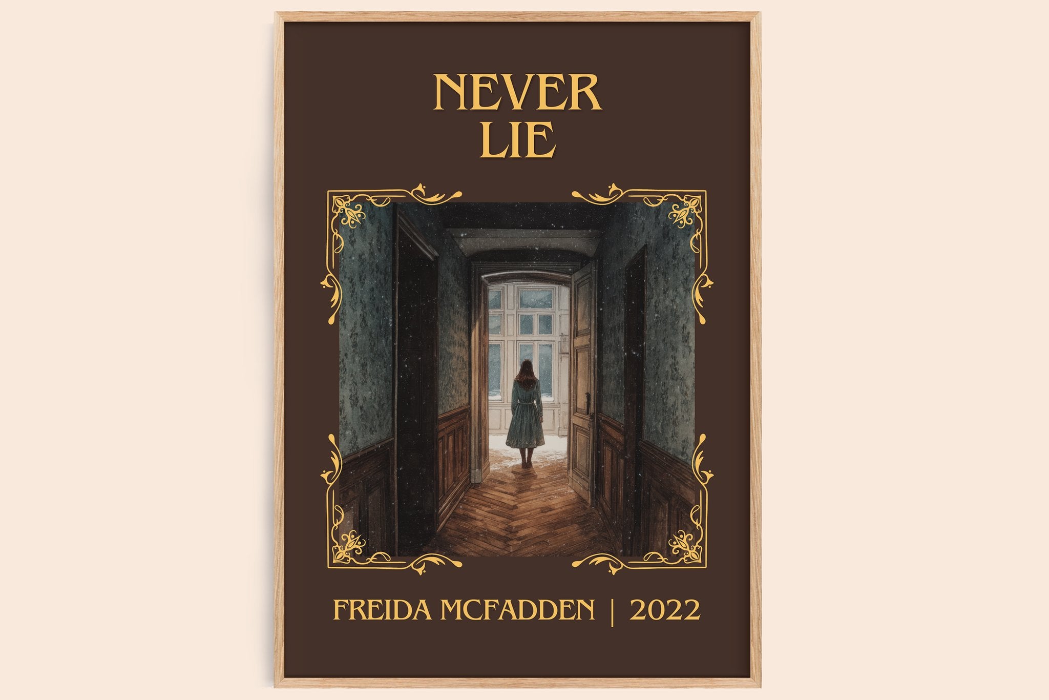 Never Lie Classic Book Art Print by Freida McFadden