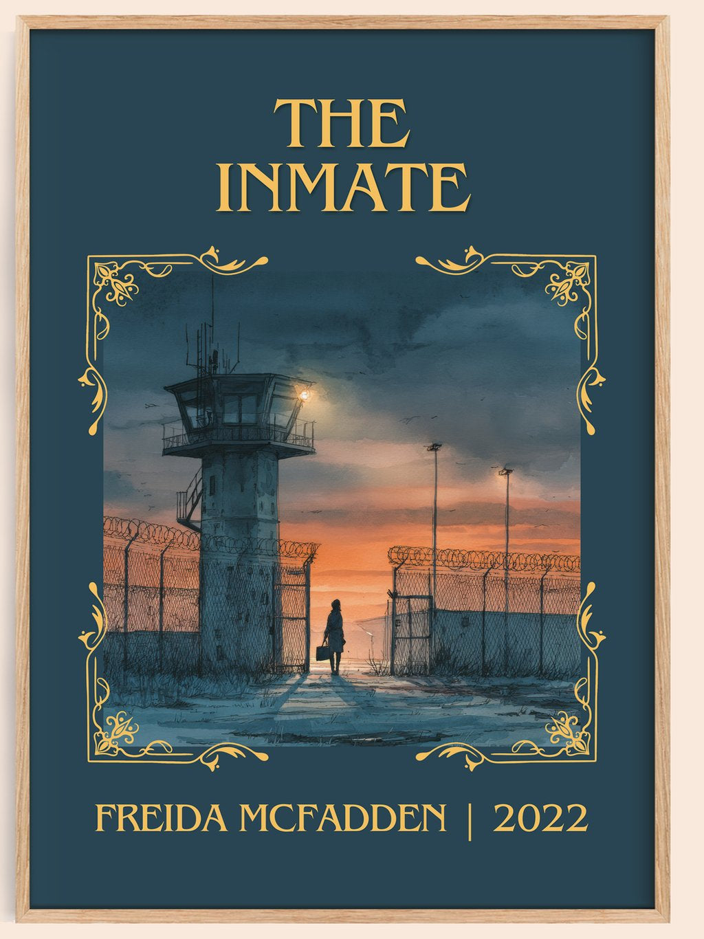 The Inmate Classic Book Art Print by Freida McFadden – book poster