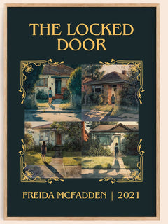 The Locked Door Classic Book Art Print by Freida McFadden – book poster
