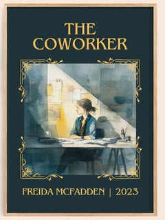 The Coworker Classic Book Art Print by Freida McFadden – book poster