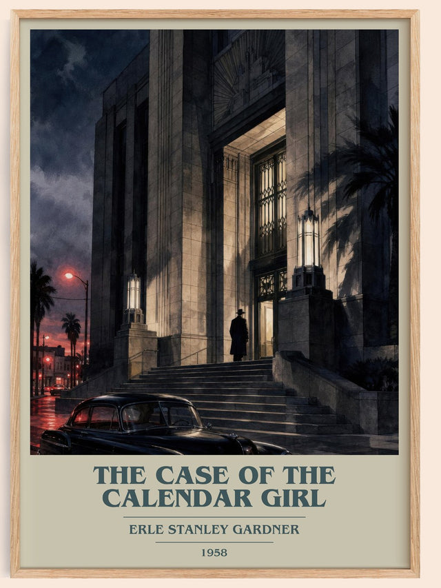Case Of The Calendar Girl Book Cover Poster by Erle Stanley Gardner