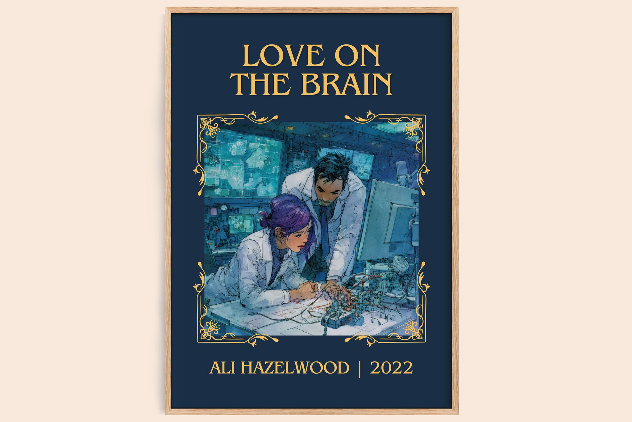 Love On The Brain Classic Book Art Print by Ali Hazelwood