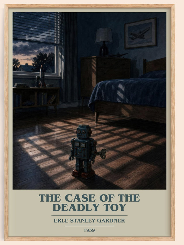 The Case Of The Deadly Toy Book Cover Poster by Erle Stanley Gardner