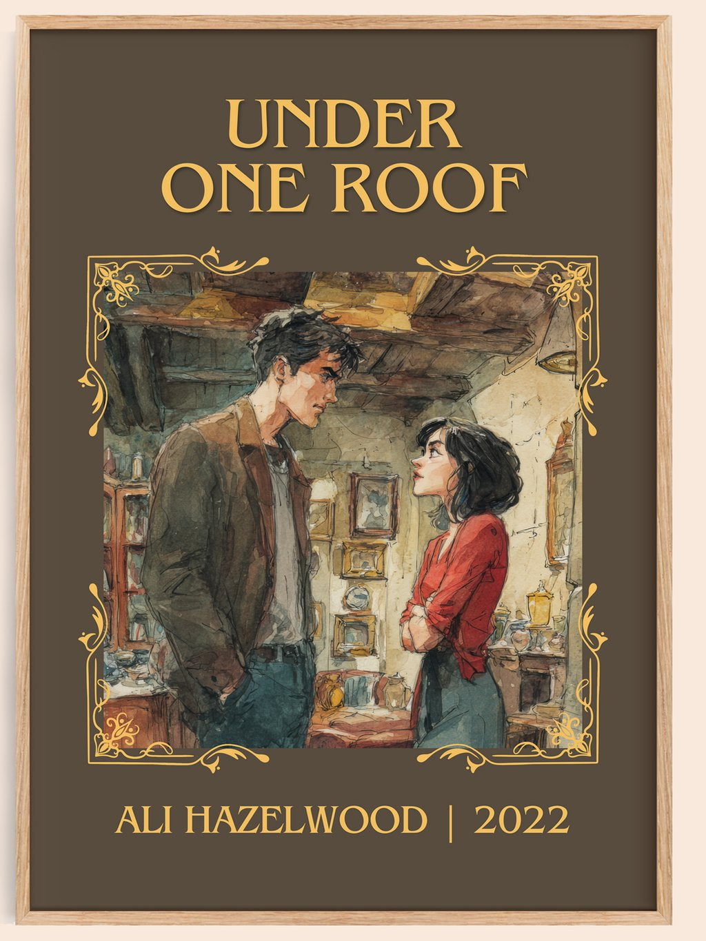 Under One Roof Classic Book Art Print by Ali Hazelwood – book poster