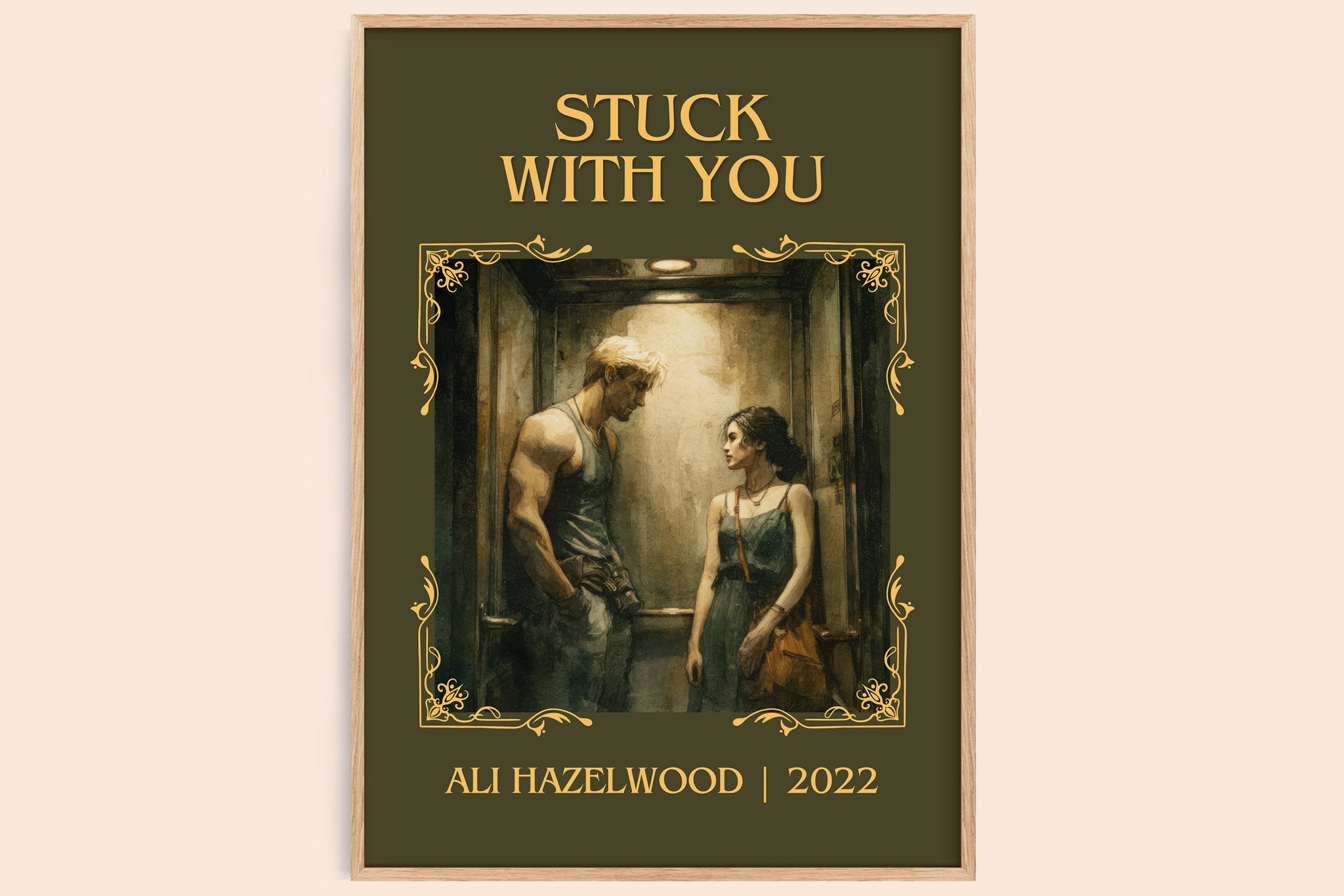 Stuck With You Classic Book Art Print by Ali Hazelwood