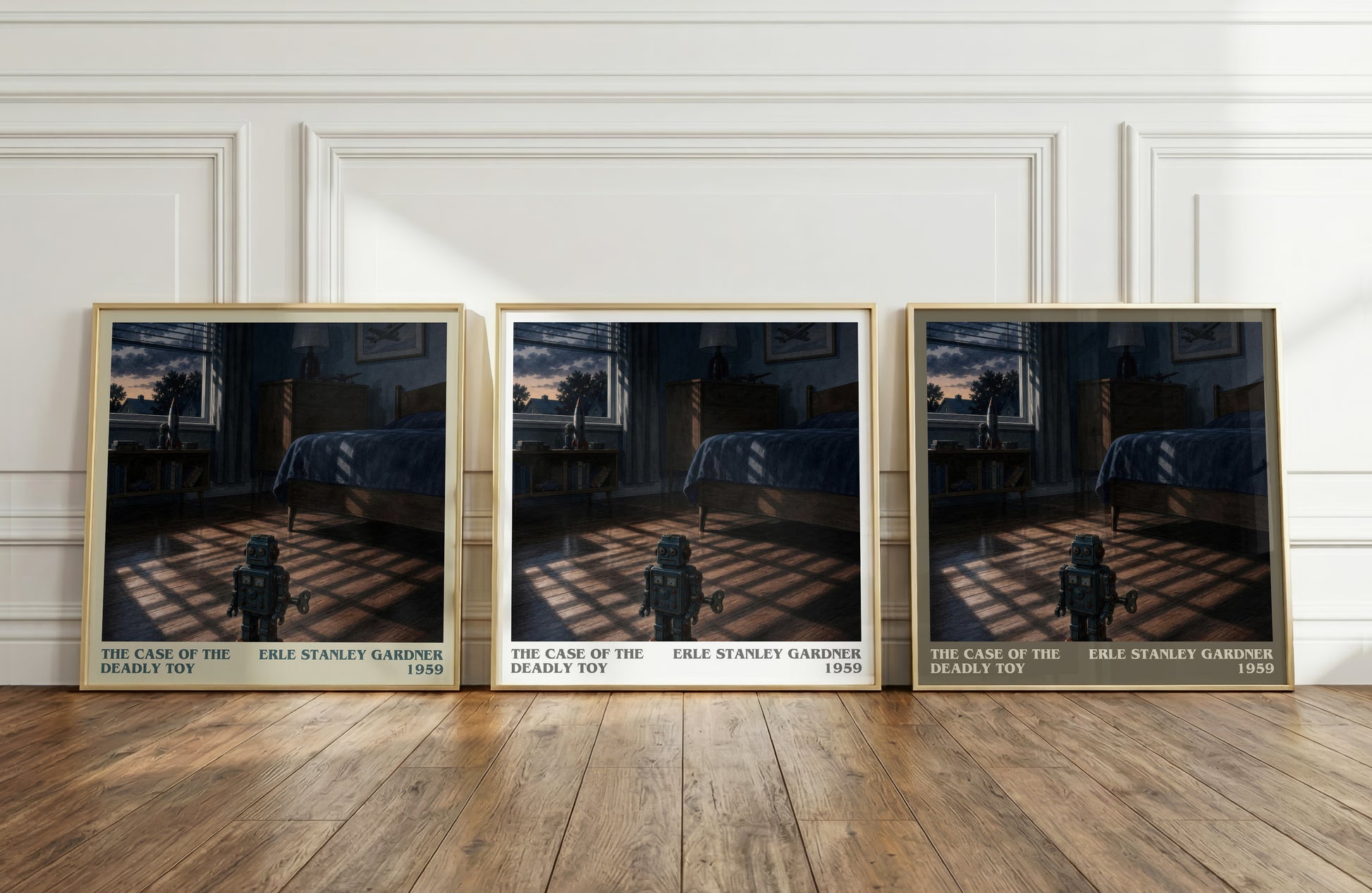 The Case Of The Deadly Toy literary art print colour and style options – Erle Stanley Gardner book art