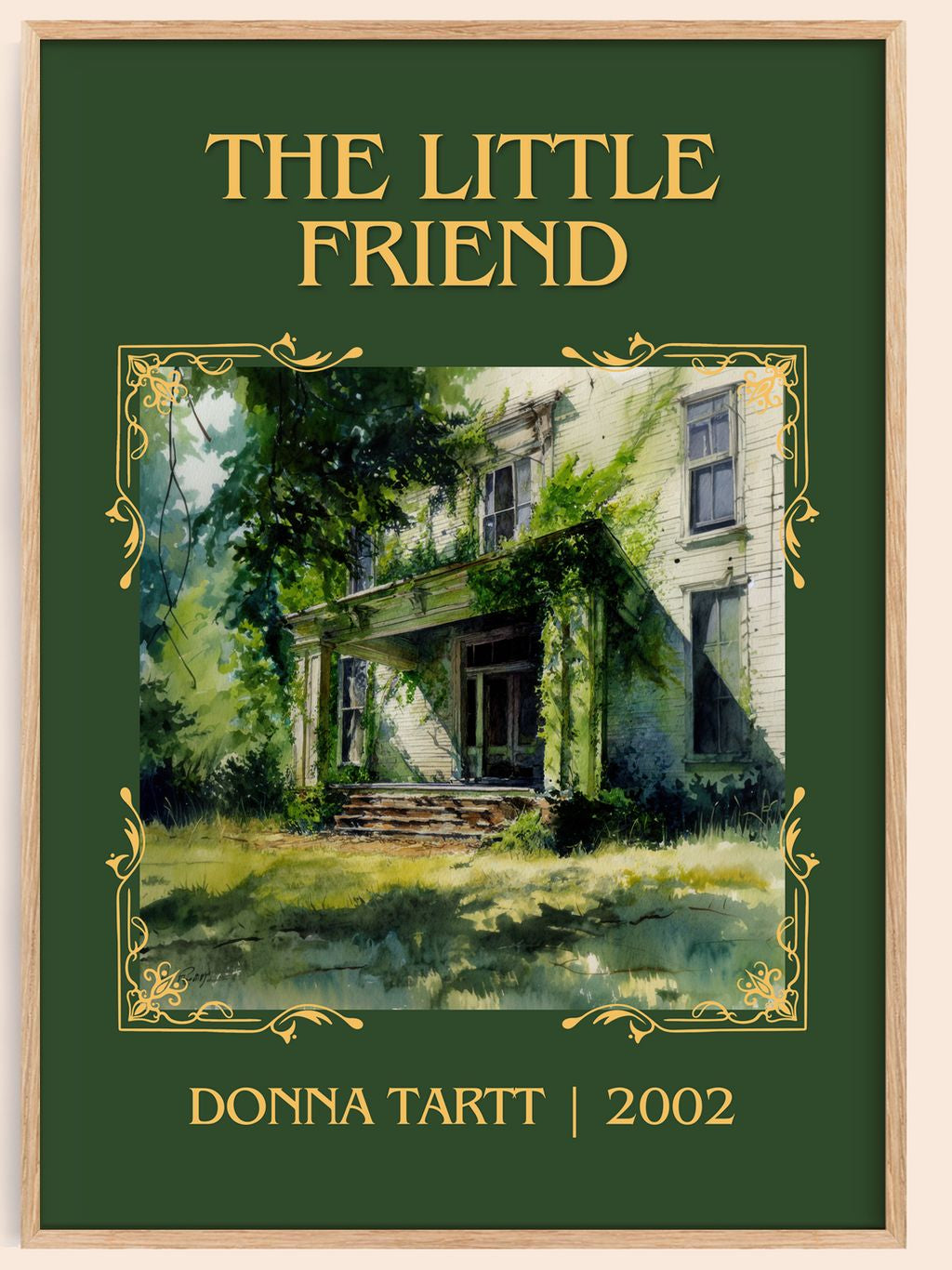 The Little Friend Classic Book Art Print by Donna Tartt – book poster