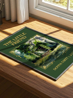 The Little Friend Classic Book Art Print by Donna Tartt – print on a sunlit desk