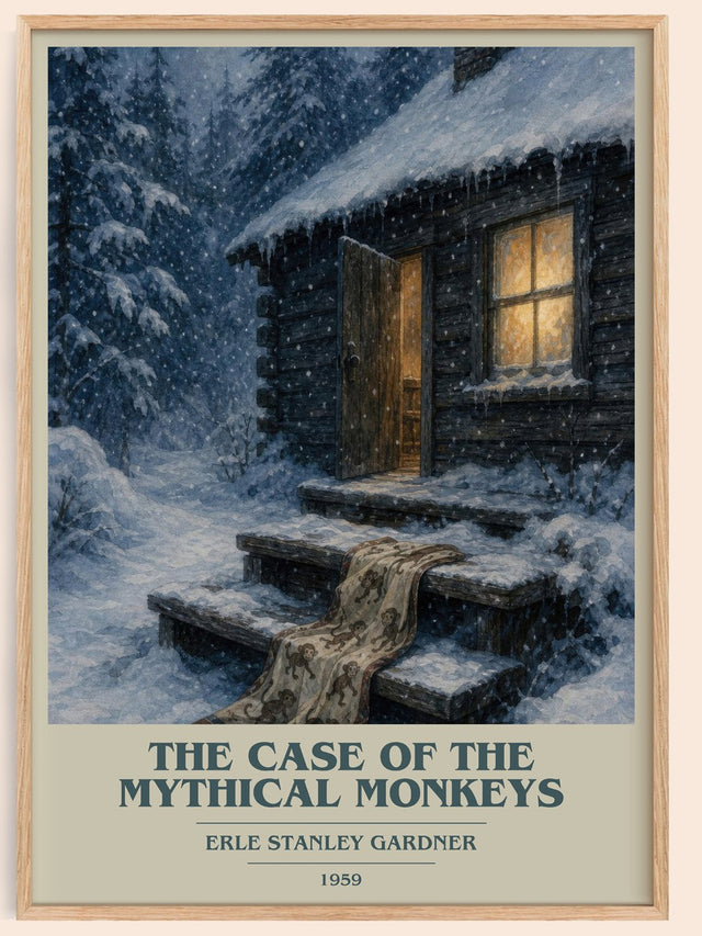 Case Of The Mythical Monkeys Book Cover Poster by Erle Stanley Gardner