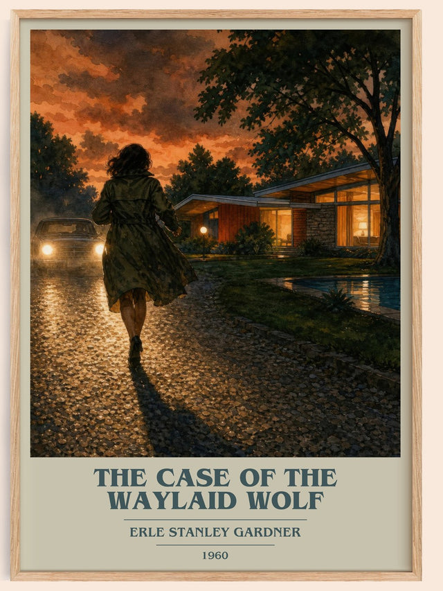 The Case Of The Waylaid Wolf Book Cover Poster by Erle Stanley Gardner