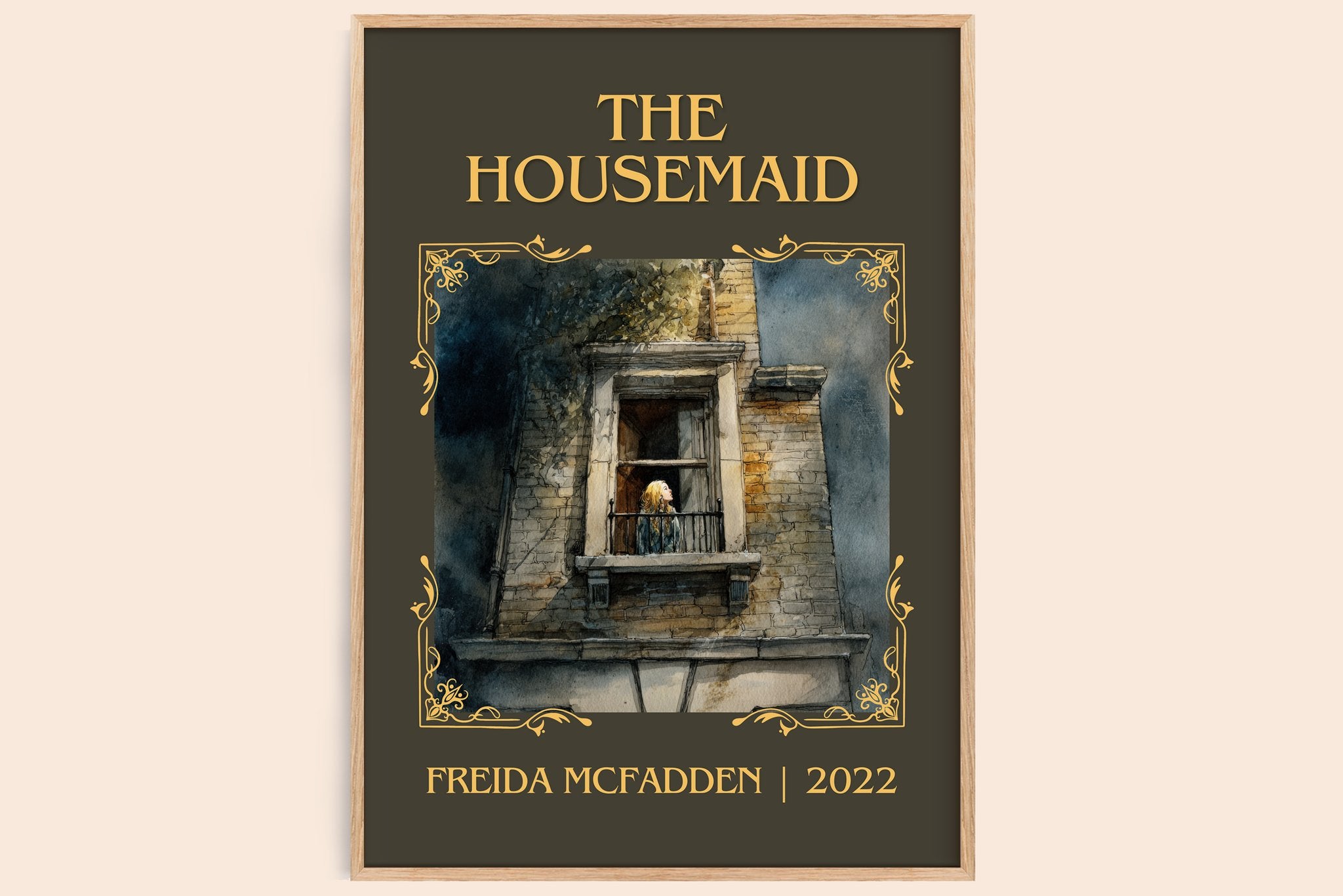 The Housemaid Classic Book Art Print by Freida McFadden