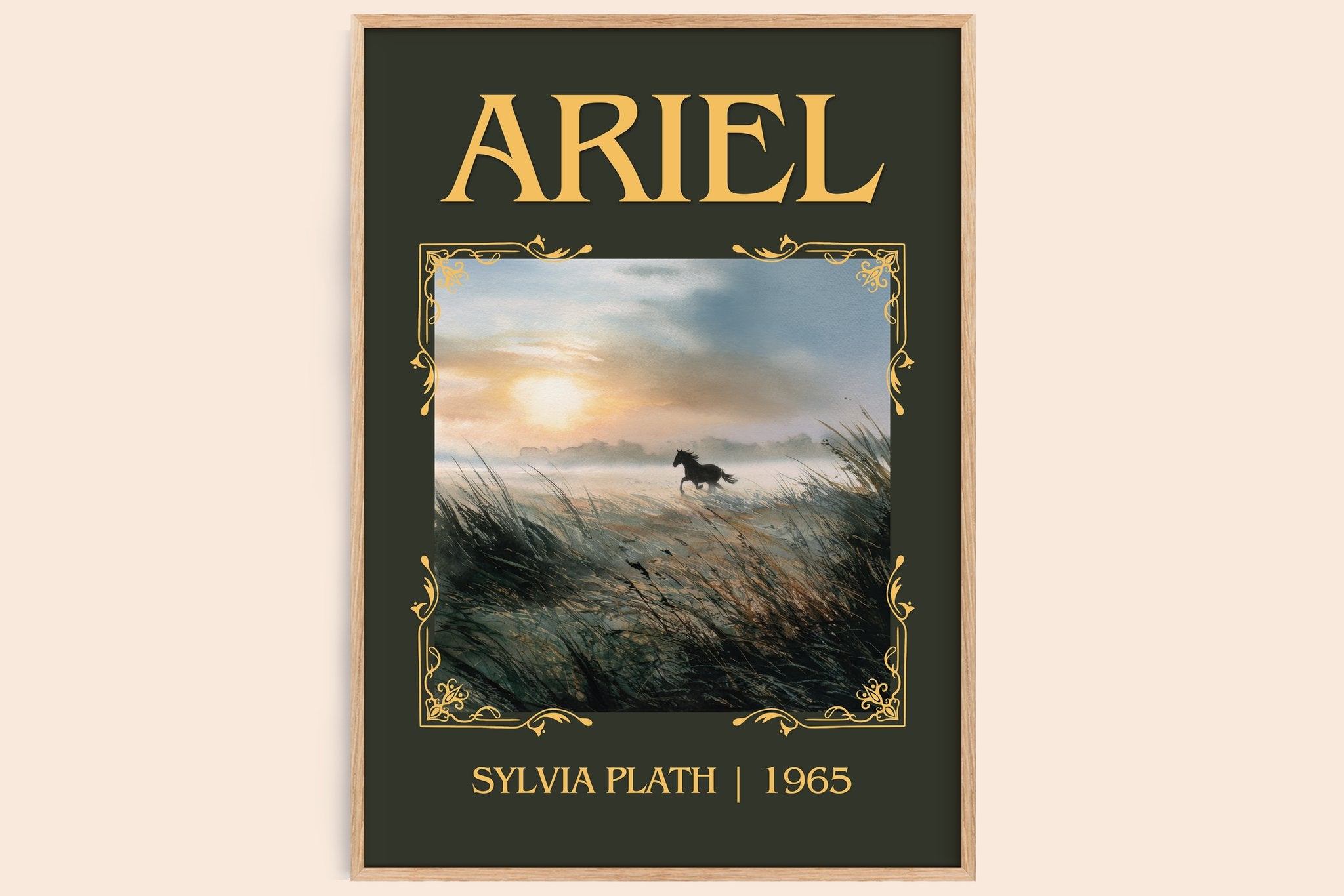 Ariel Classic Book Art Print by Sylvia Plath