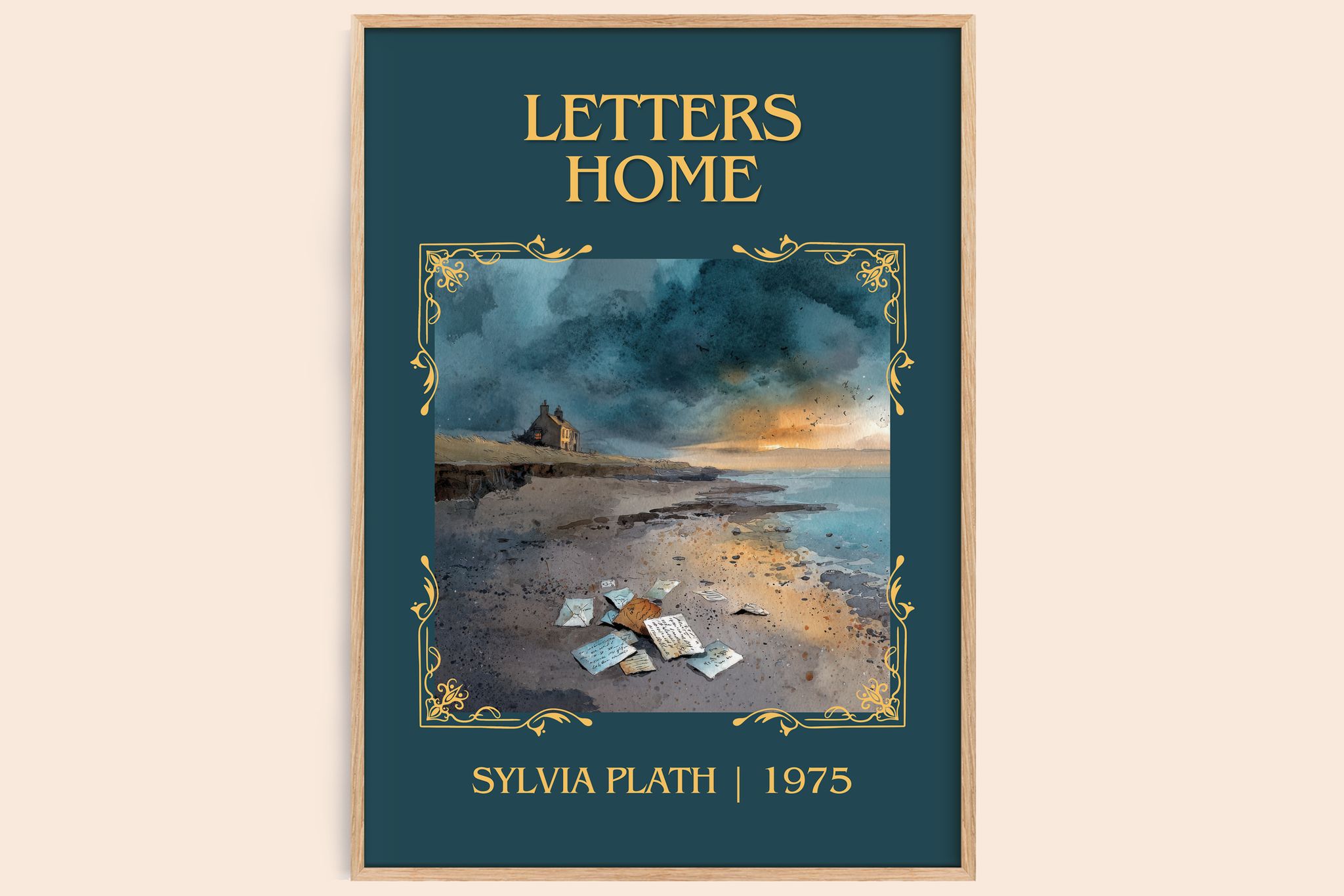 Letters Home Classic Book Art Print by Sylvia Plath