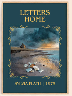 Letters Home Classic Book Art Print by Sylvia Plath – book poster