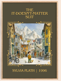 The It-Doesn'T-Matter Suit Classic Book Art Print by Sylvia Plath – book poster