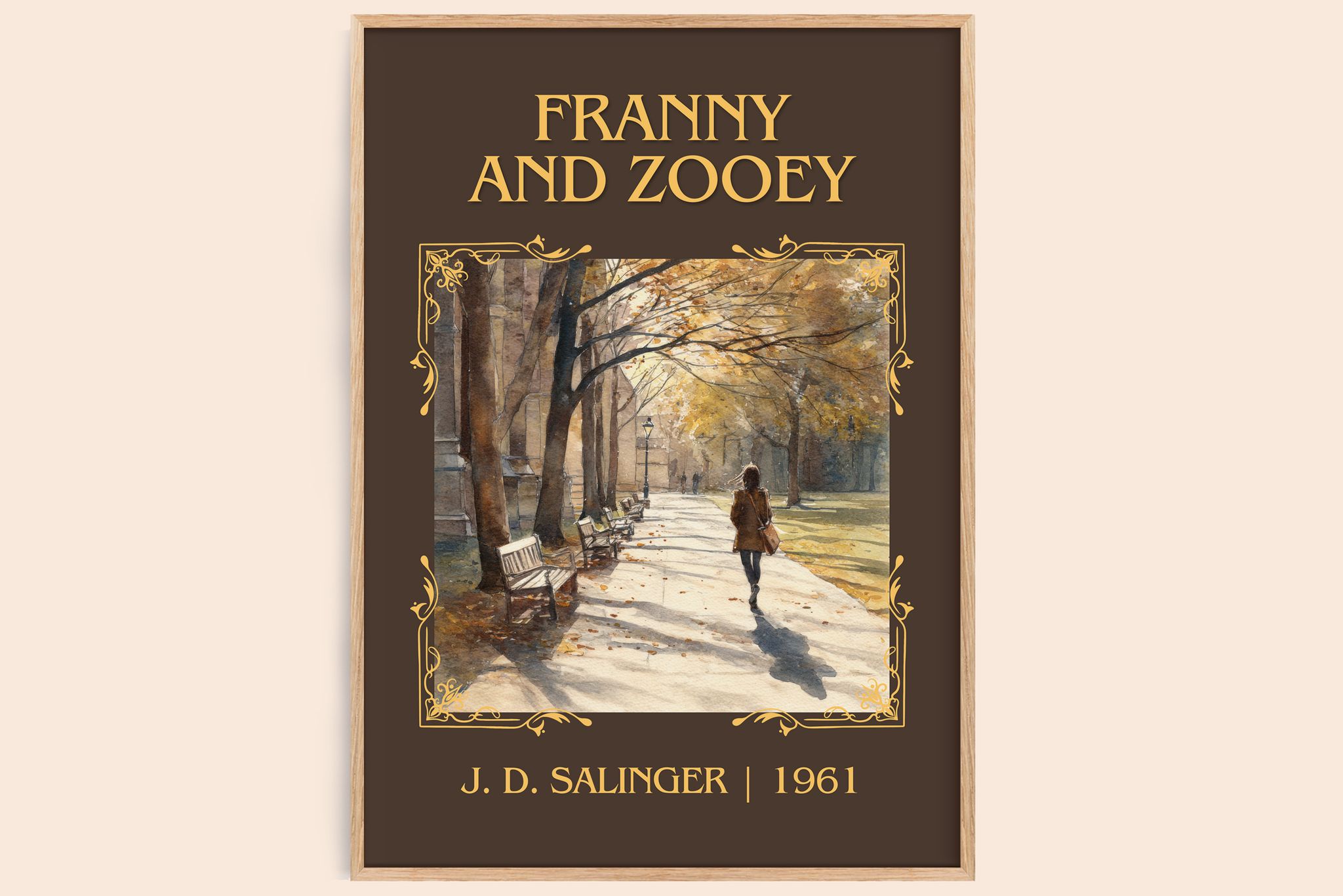 Franny And Zooey Classic Book Art Print by J. D. Salinger