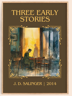 Three Early Stories Classic Book Art Print by J. D. Salinger – book poster