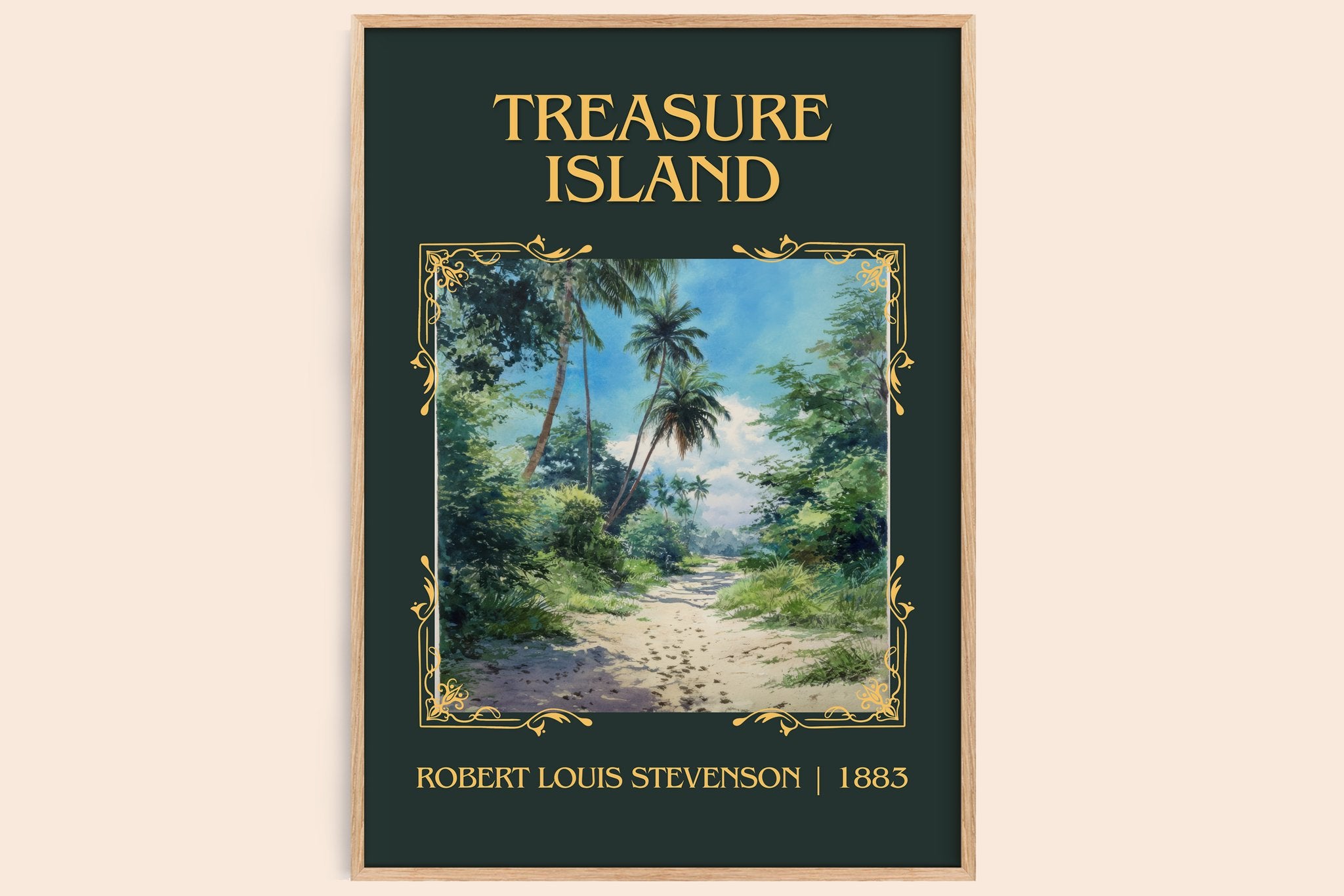 Treasure Island Classic Book Art Print by Robert Louis Stevenson