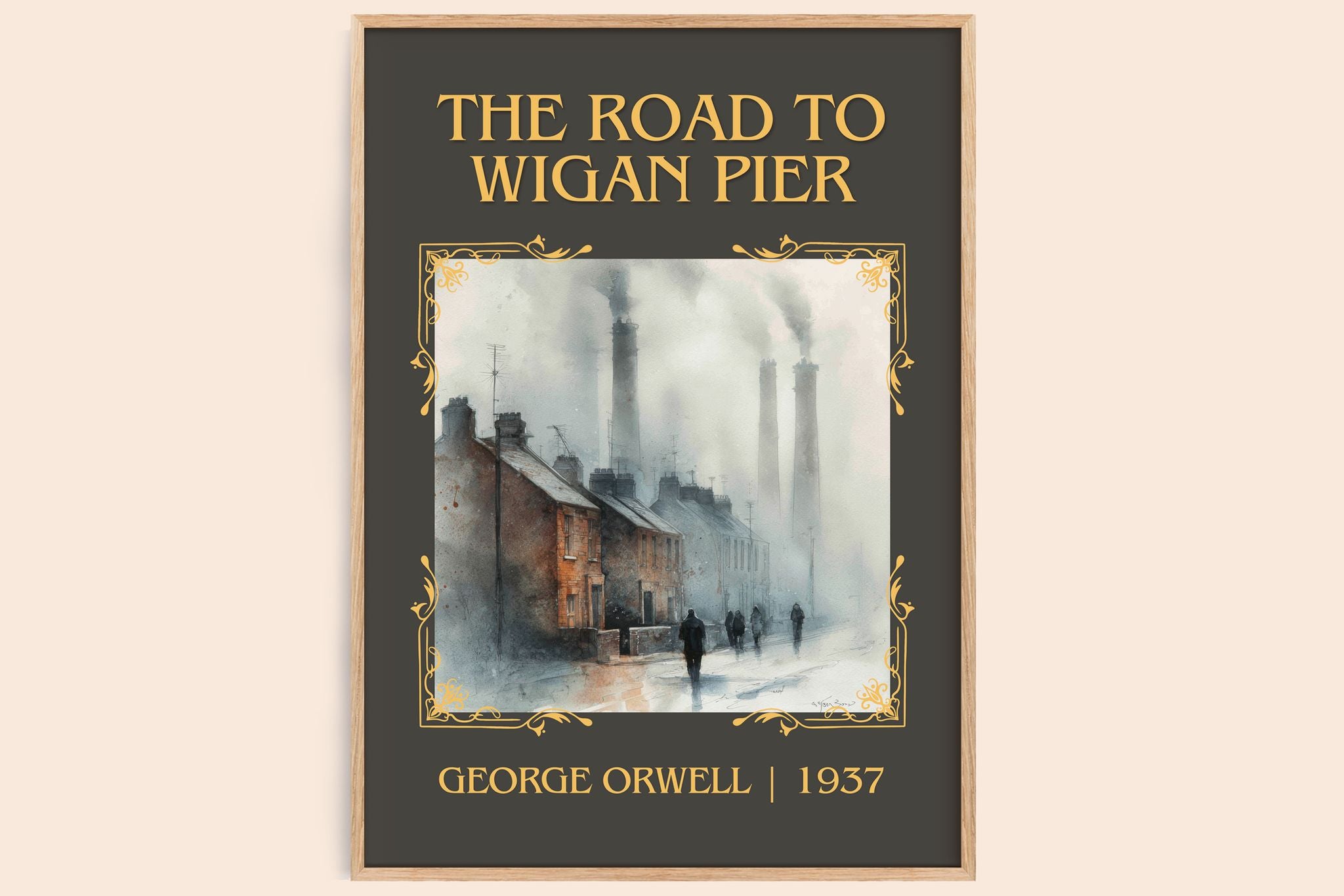 The Road To Wigan Pier Classic Book Art Print by George Orwell