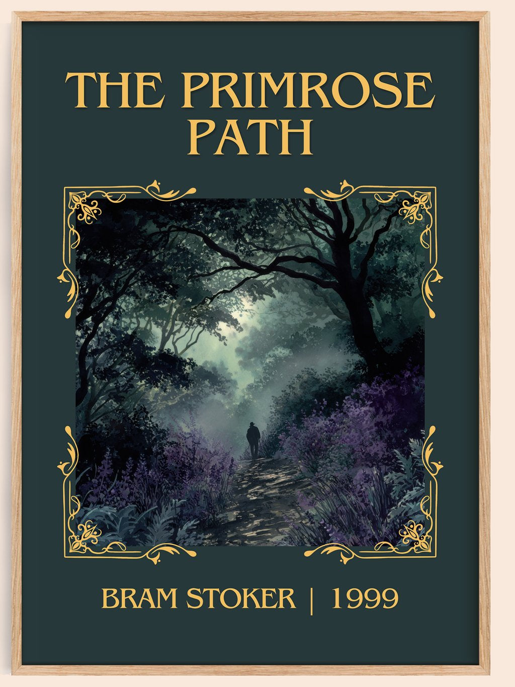 The Primrose Path Classic Book Art Print by Bram Stoker – book poster