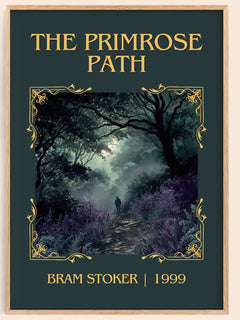 The Primrose Path Classic Book Art Print by Bram Stoker – book poster