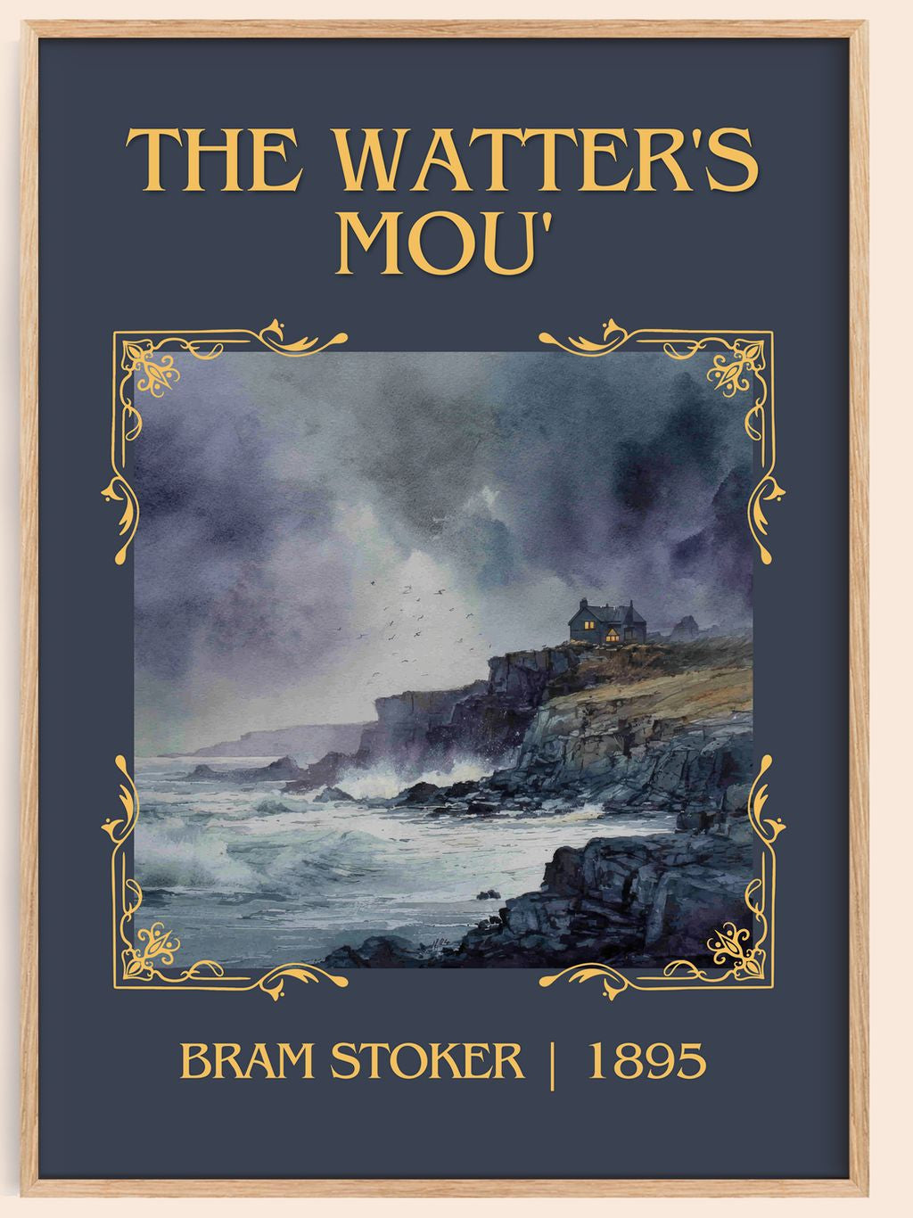 The Watter'S Mou' Classic Book Art Print by Bram Stoker – book poster