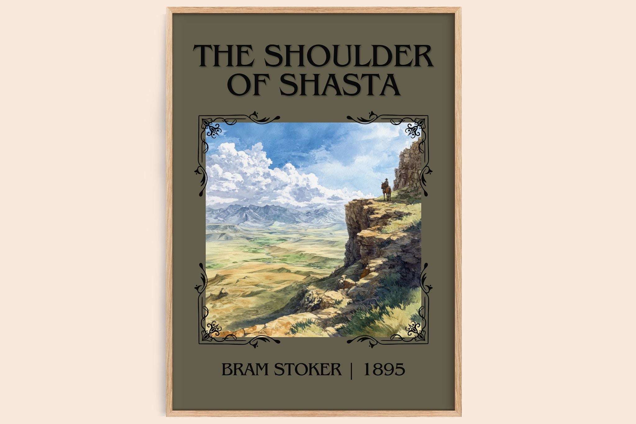 The Shoulder Of Shasta Classic Book Art Print by Bram Stoker