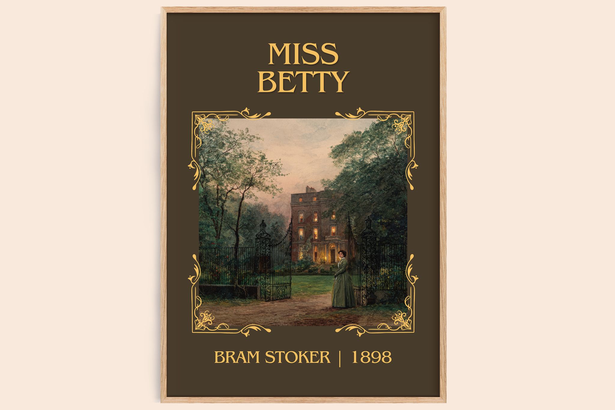 Miss Betty Classic Book Art Print by Bram Stoker