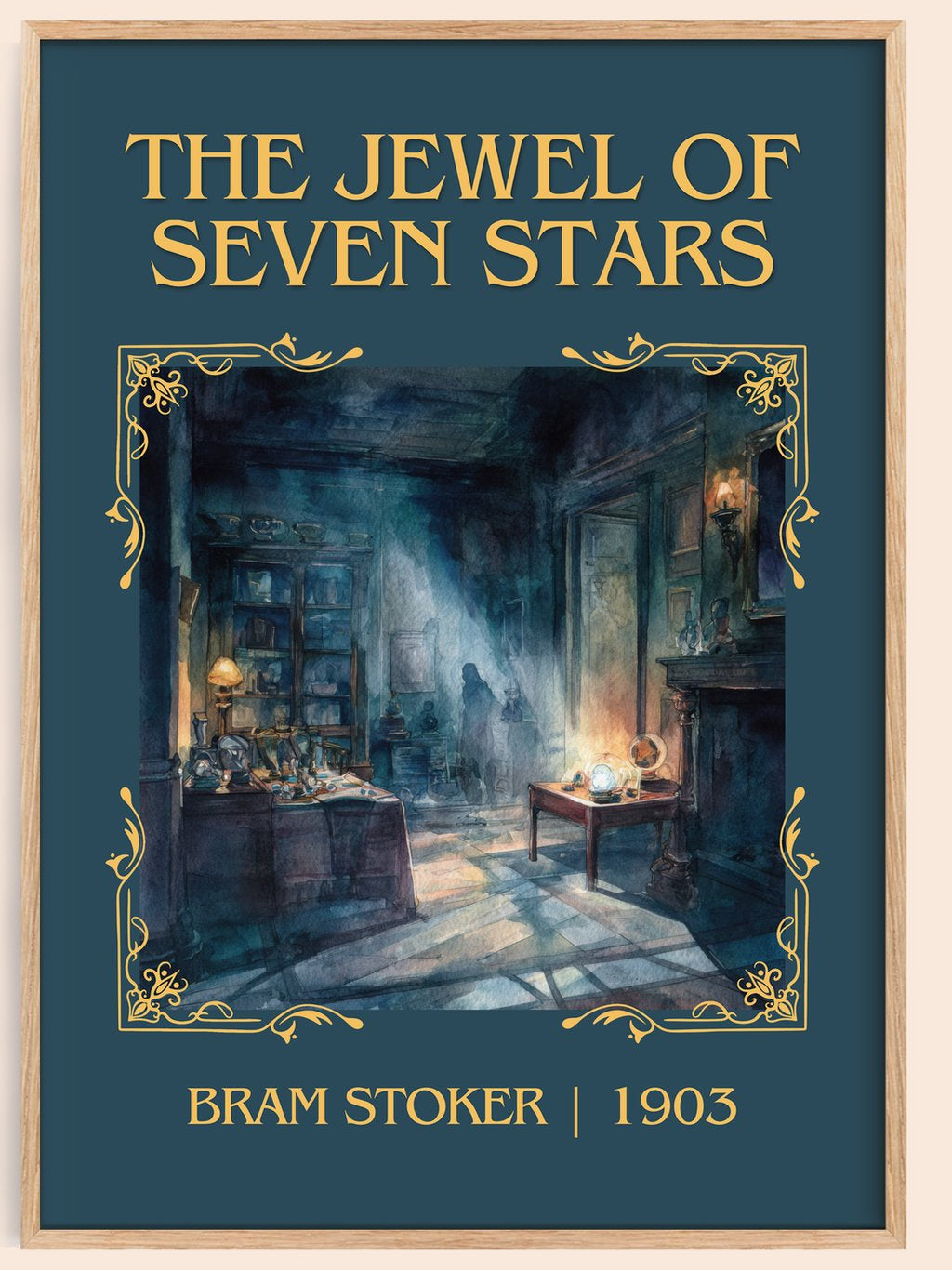The Jewel Of Seven Stars Classic Book Art Print by Bram Stoker – book poster