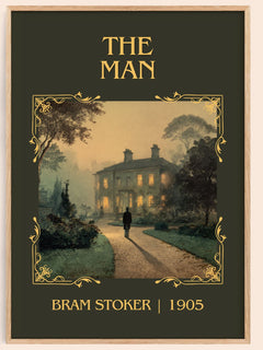 The Man Classic Book Art Print by Bram Stoker – book poster