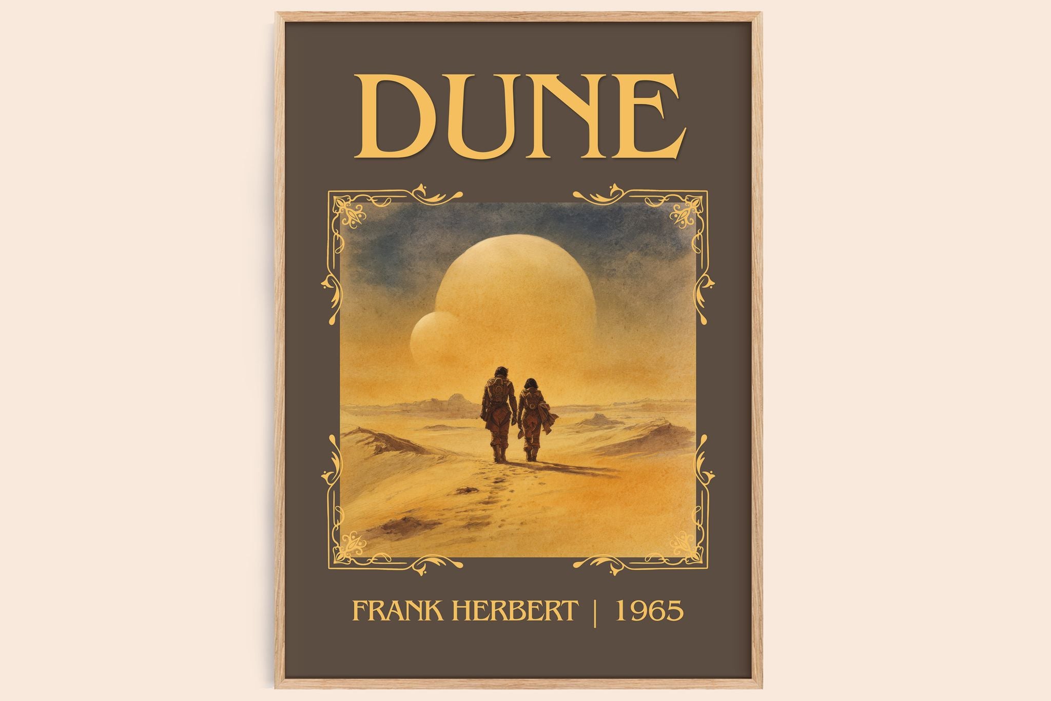 Dune Classic Book Art Print by Frank Herbert