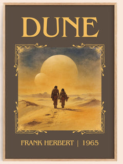 Dune Classic Book Art Print by Frank Herbert – book poster