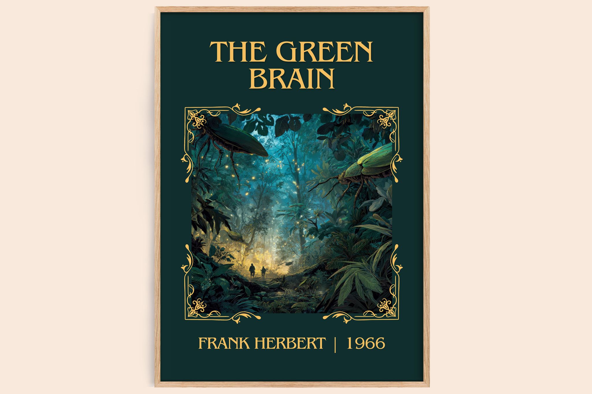 The Green Brain Classic Book Art Print by Frank Herbert