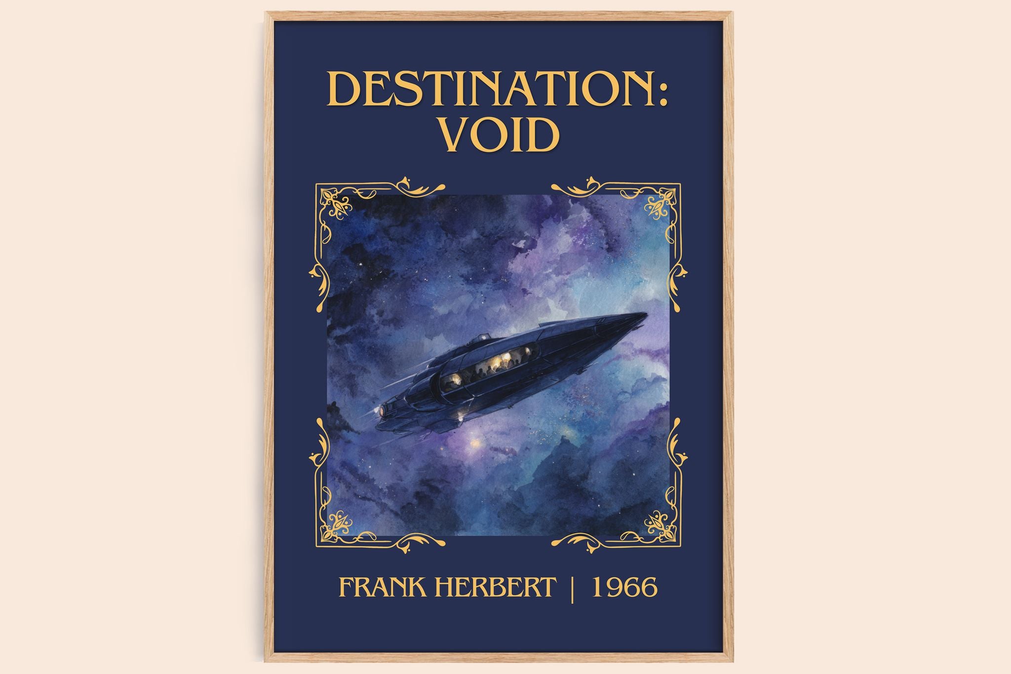 Destination: Void Classic Book Art Print by Frank Herbert
