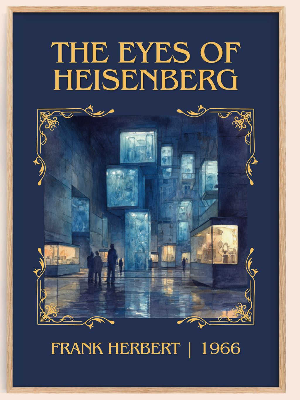 The Eyes Of Heisenberg Classic Book Art Print by Frank Herbert – book poster