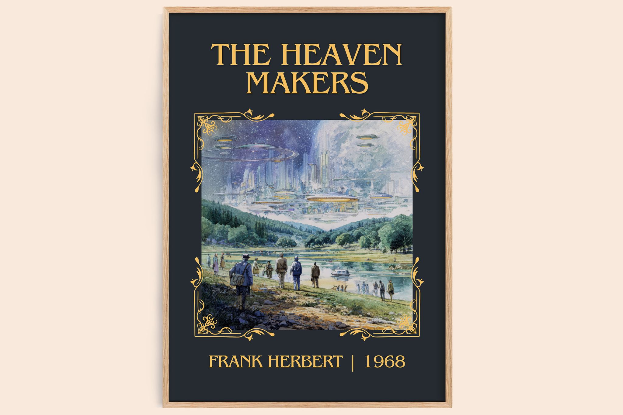 The Heaven Makers Classic Book Art Print by Frank Herbert