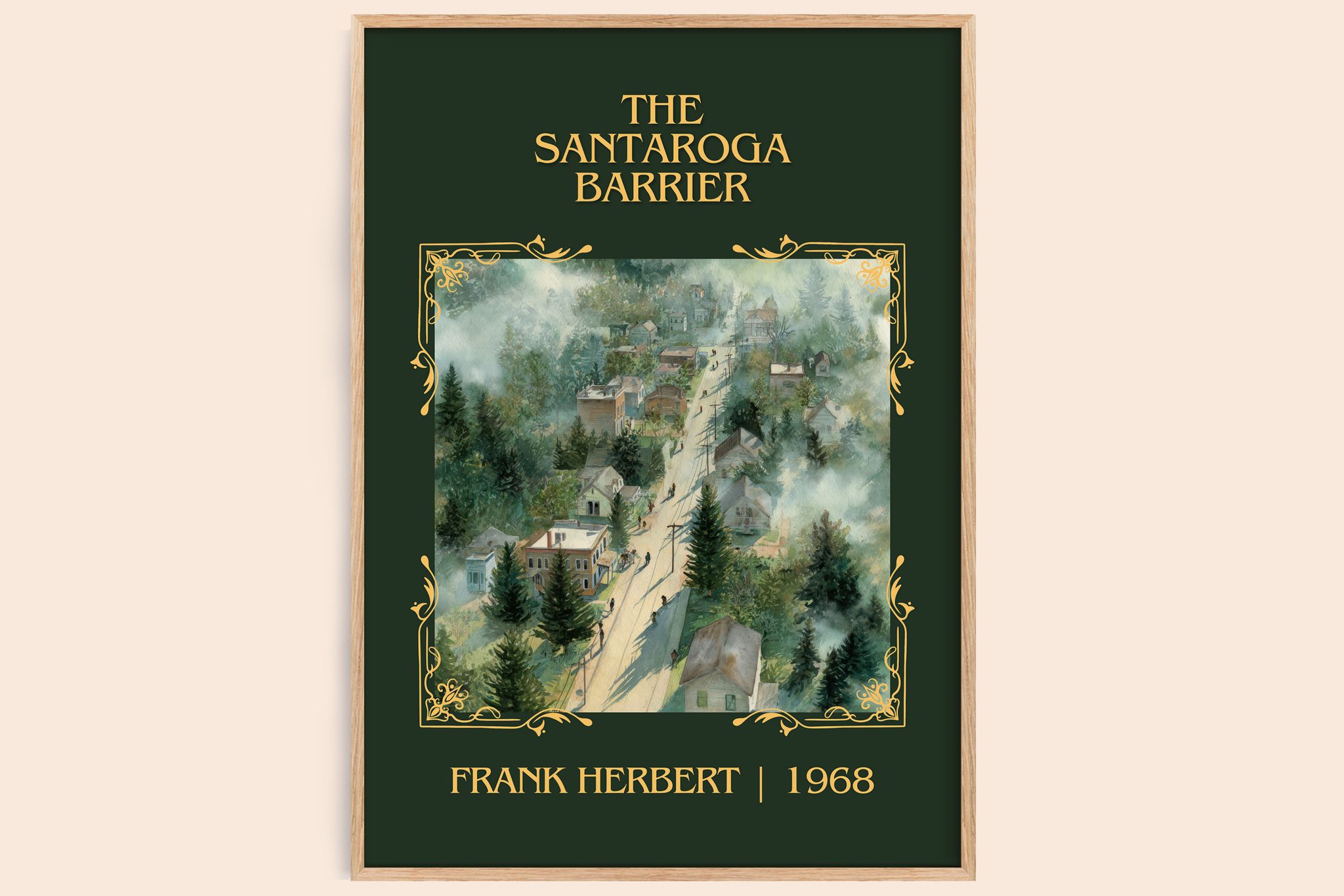 The Santaroga Barrier Classic Book Art Print by Frank Herbert