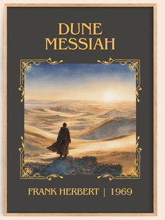 Dune Messiah Classic Book Art Print by Frank Herbert – book poster