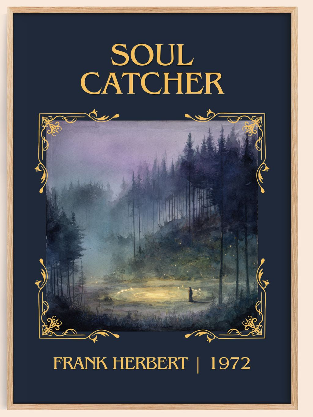 Soul Catcher Classic Book Art Print by Frank Herbert – book poster