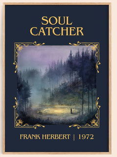 Soul Catcher Classic Book Art Print by Frank Herbert – book poster